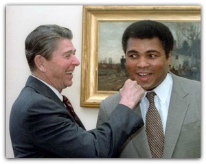 Muhammad und Reagan