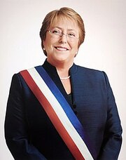Portrait of Michelle Bachelet 
(click to view image source)